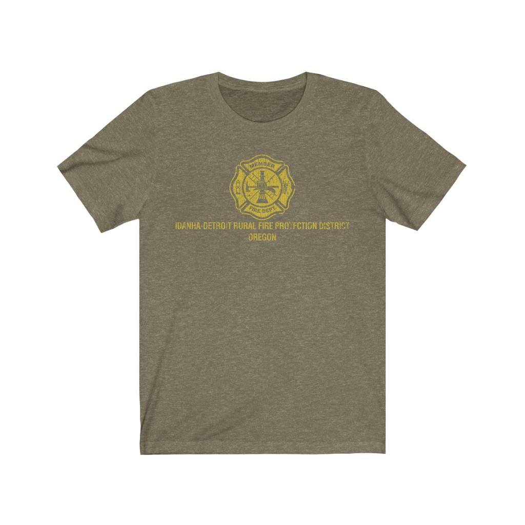 Idanha-Detroit Rural Fire 1960 Vintage Men's T-Shirt