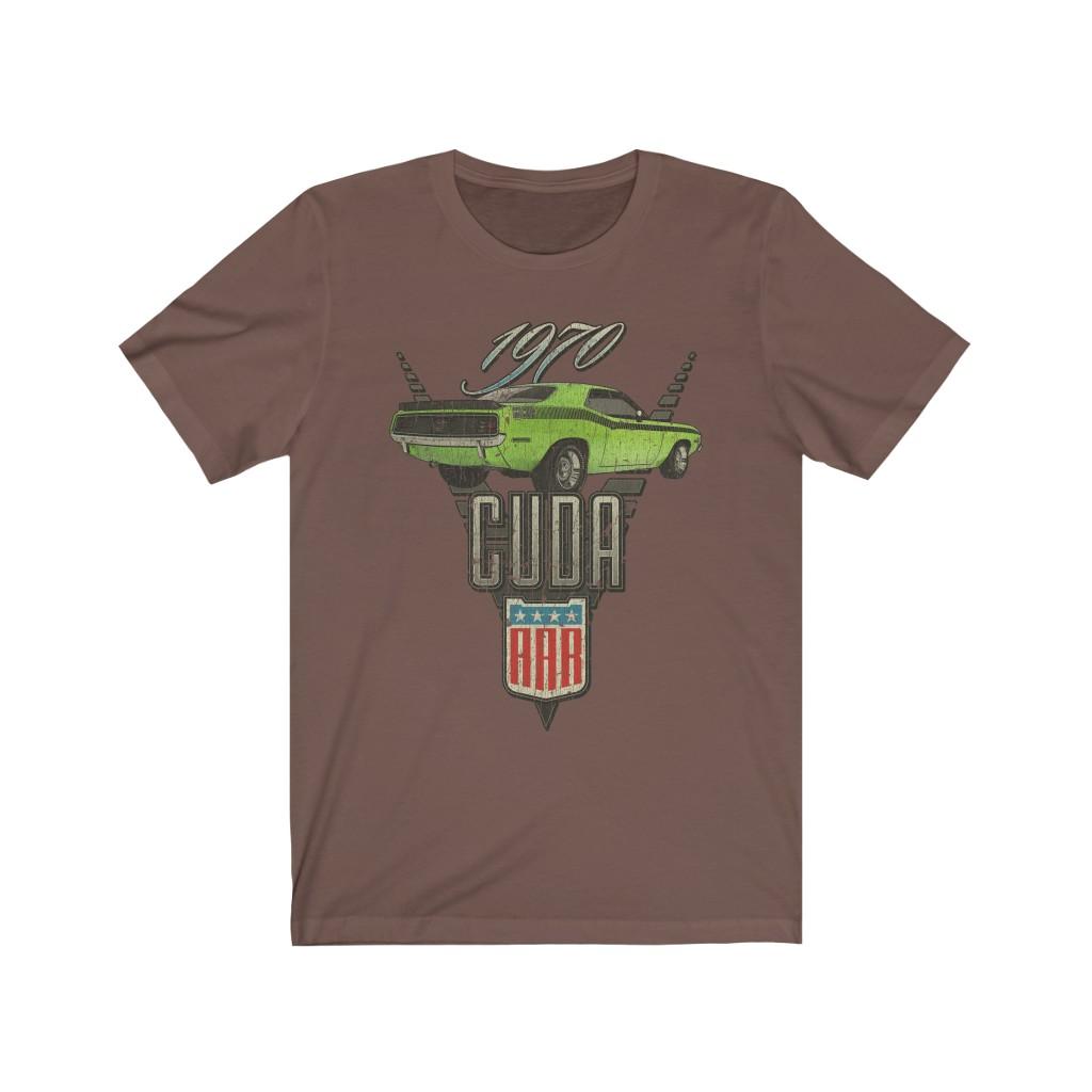 Cuda AAR 1970 Lime Light Green Vintage T-Shirt