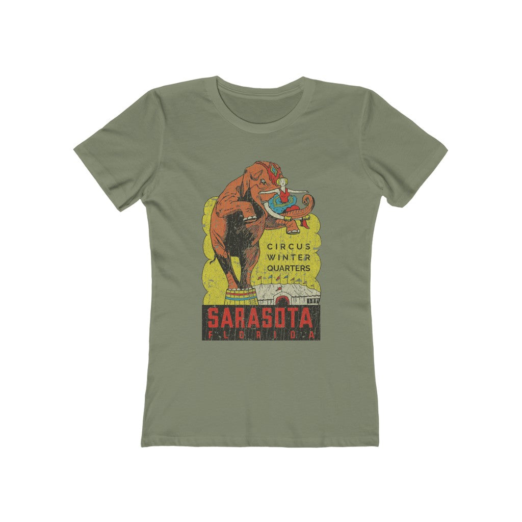 Sarasota Circus Winter Quarters 1927 Vintage Women's T-Shirt