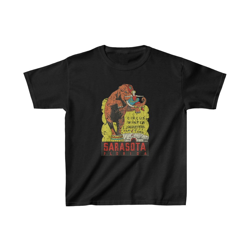 Sarasota Circus Winter Quarters 1927 Vintage Kid's T-Shirt
