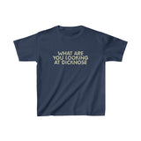 What Are You Looking At Dicknose 1985 Vintage Kid's T-Shirt