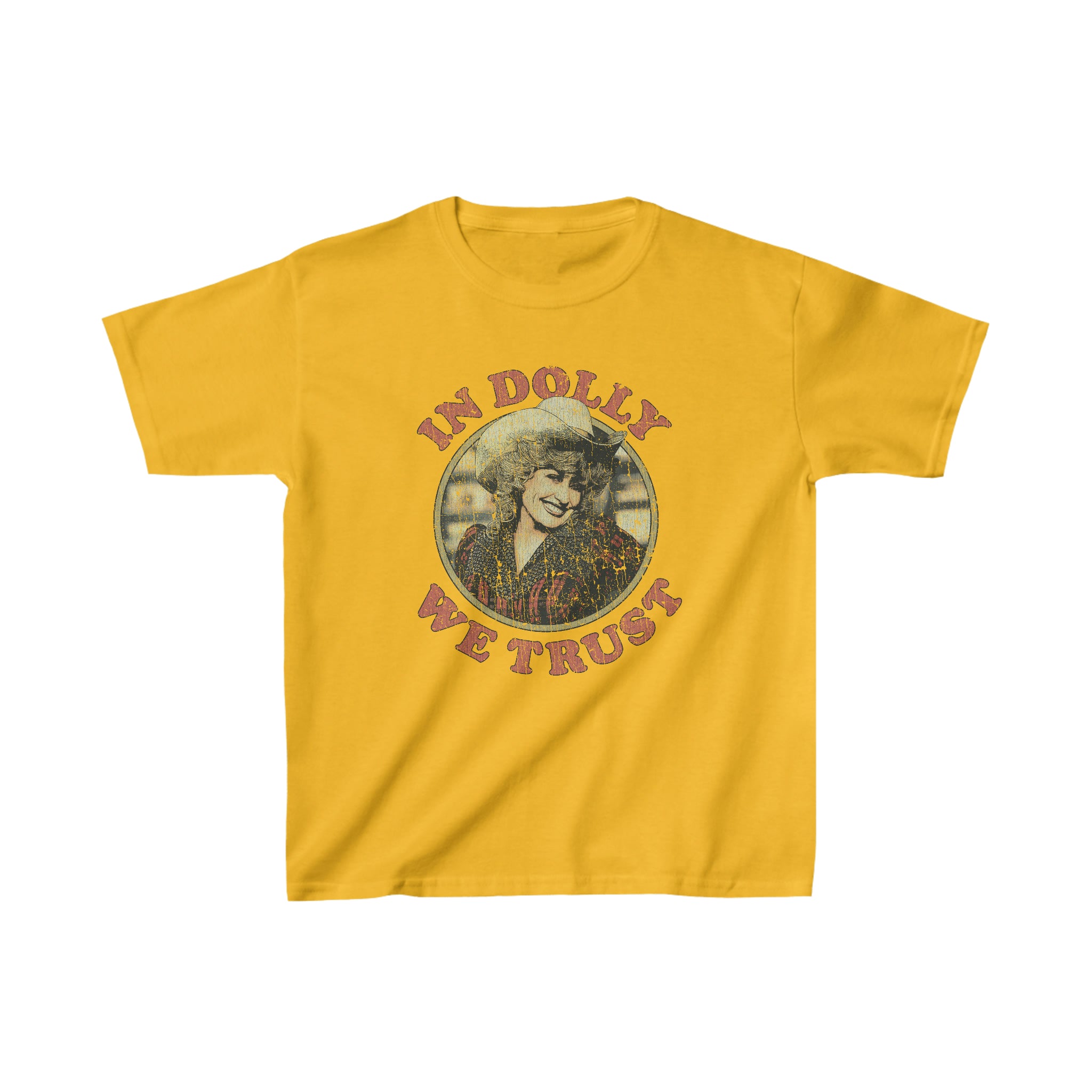 In Dolly We Trust 1984 Vintage Kid's T-Shirt