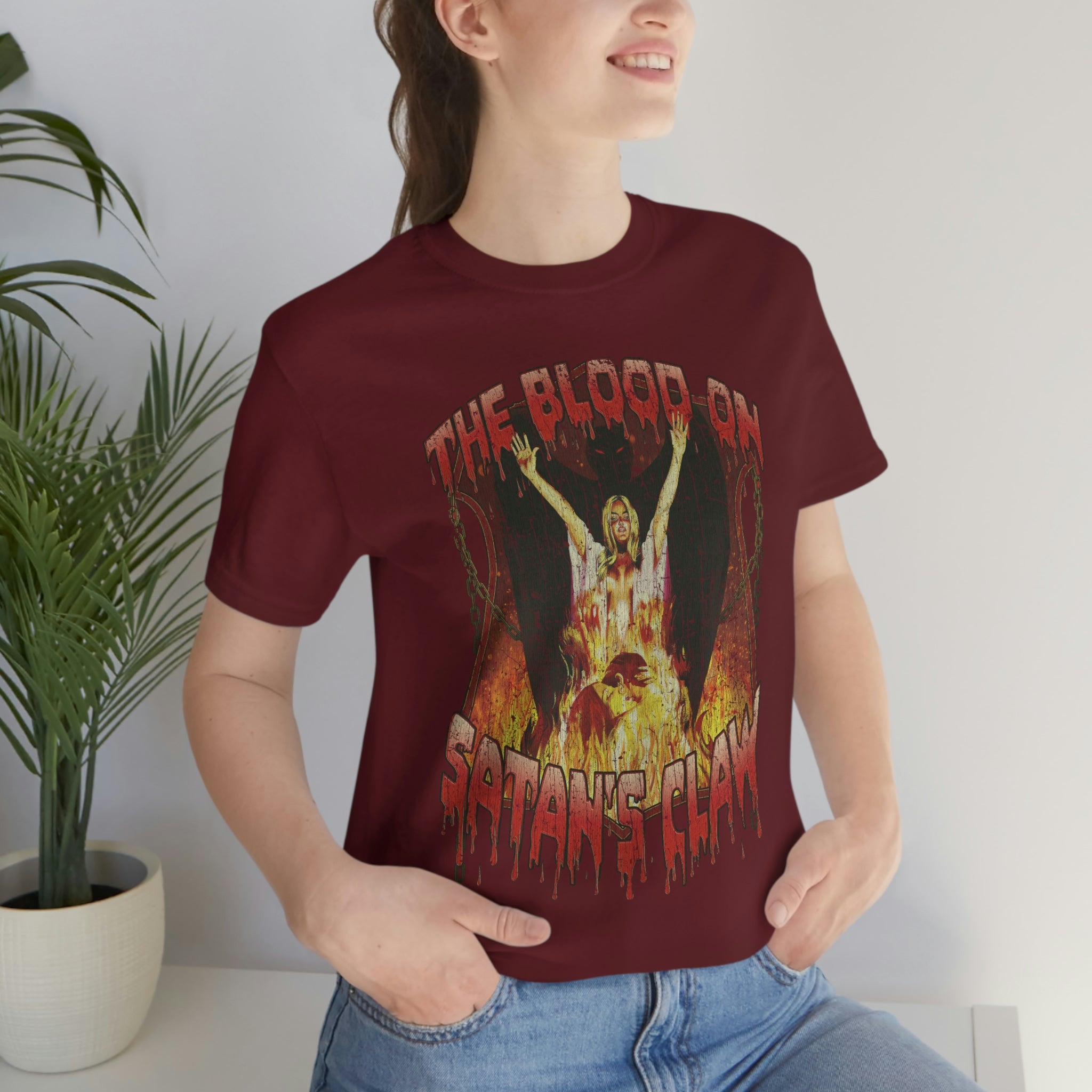 The Blood on Satan's Claw 1971 Vintage Men's T-Shirt