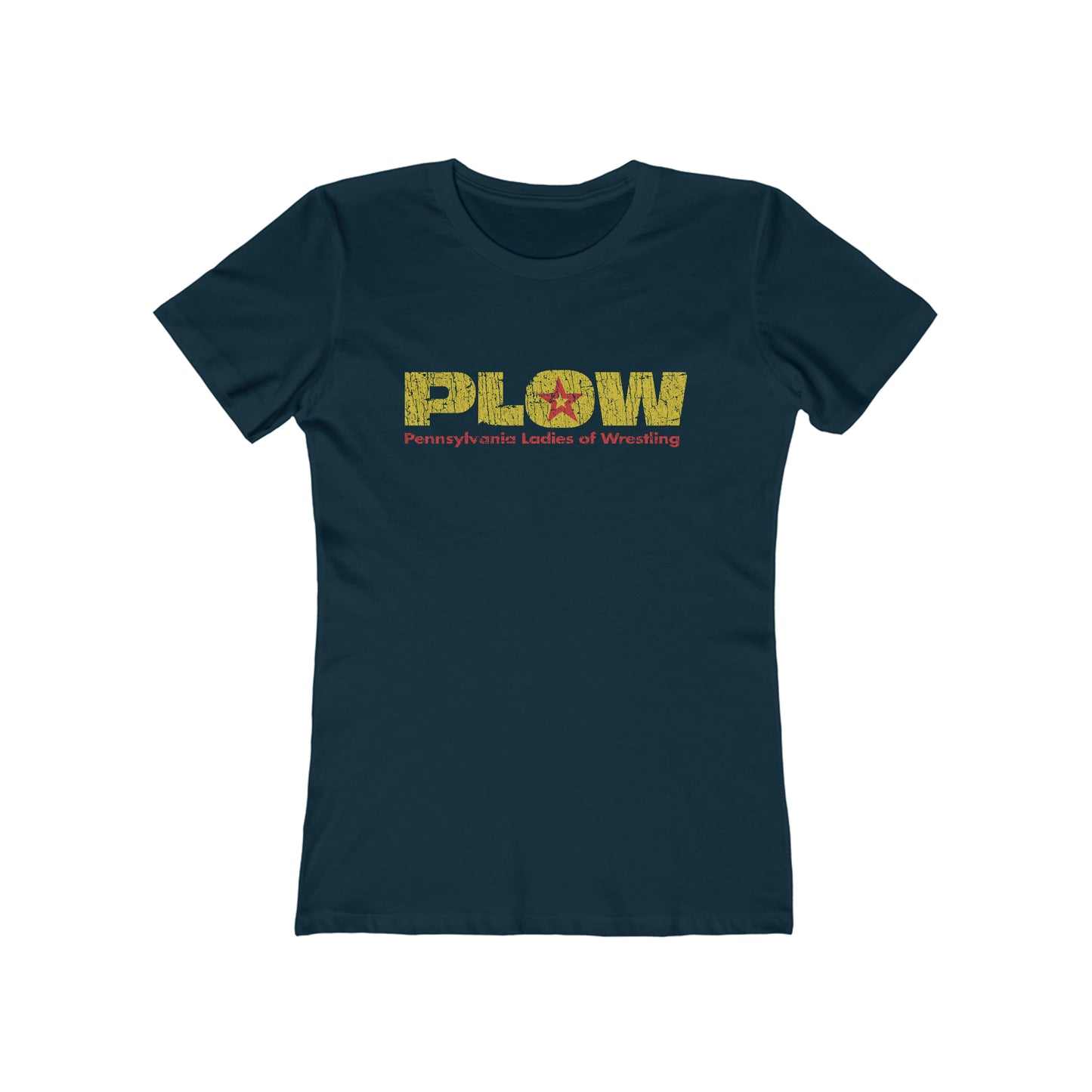 PLOW: Pennsylvania Ladies of Wrestling 1986 Vintage Women's T-Shirt