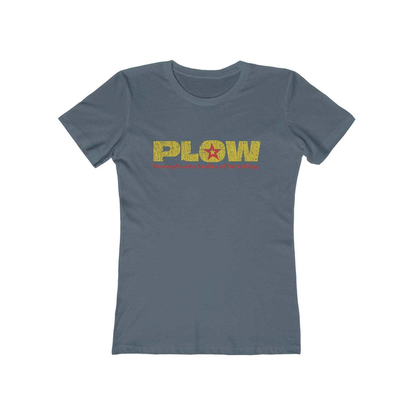 PLOW: Pennsylvania Ladies of Wrestling 1986 Vintage Women's T-Shirt