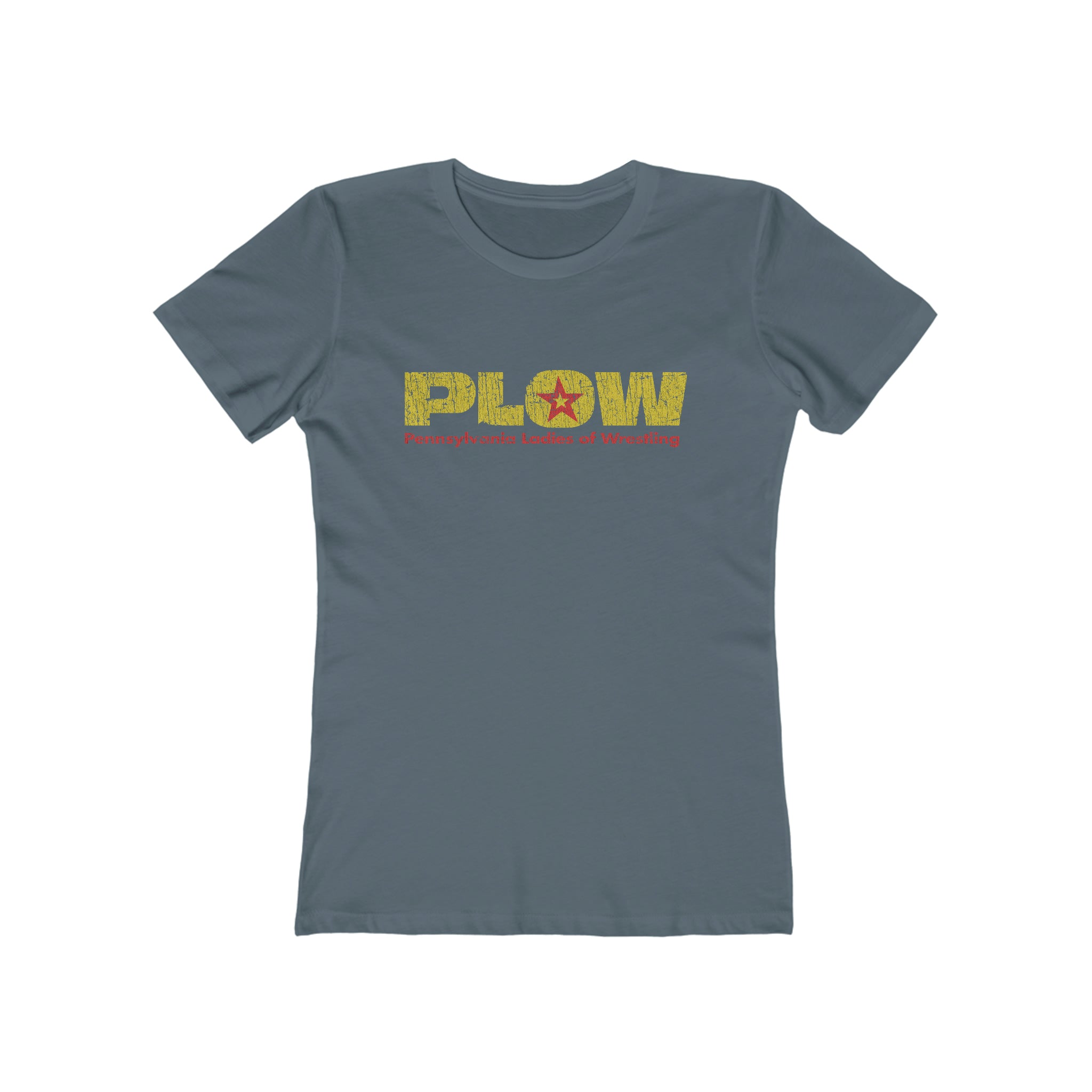 PLOW: Pennsylvania Ladies of Wrestling 1986 Vintage Women's T-Shirt