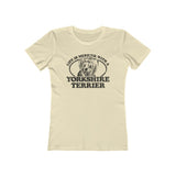 Life is Merrier With a Yorkshire Terrier 1982 Vintage Women's T-Shirt