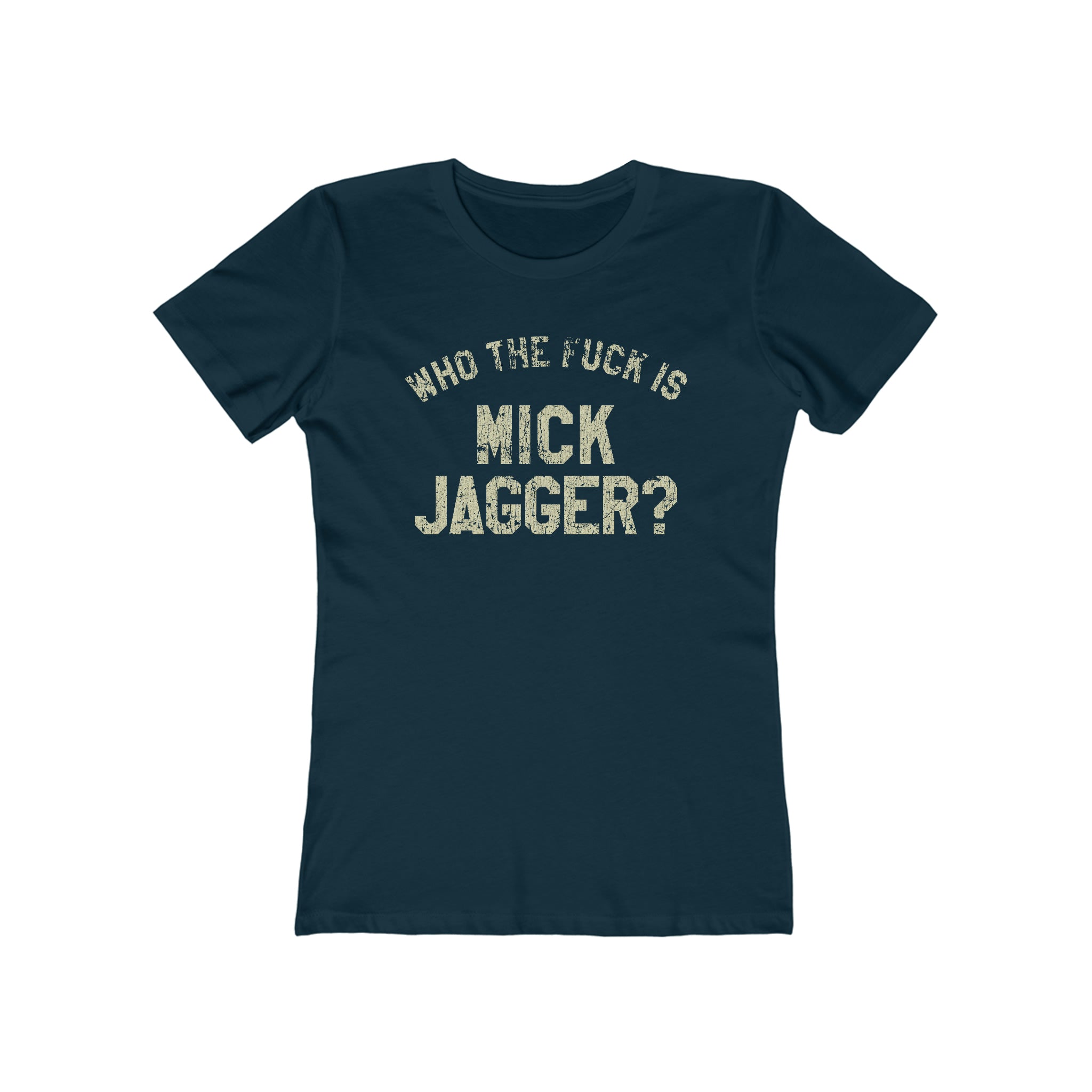 Who The  F@#!Is Mick Jagger 1975 Vintage Women's T-Shirt