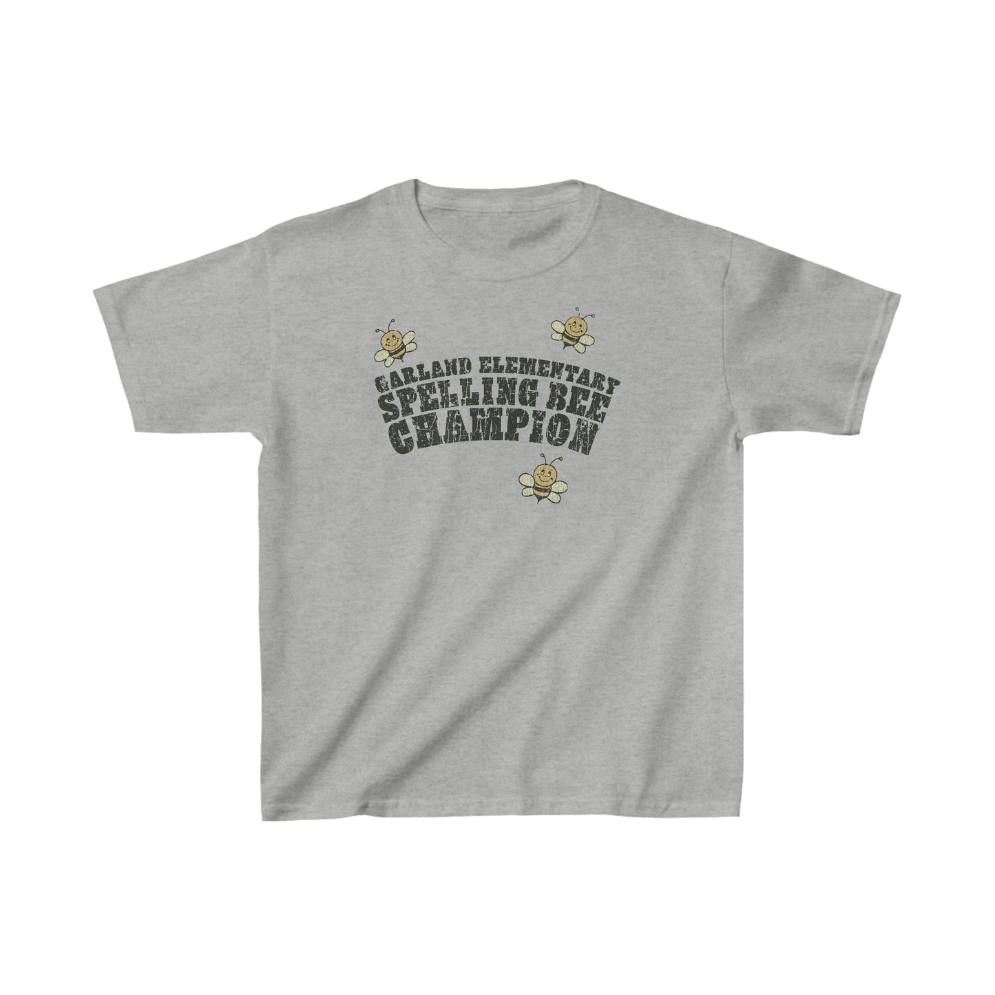 Garland Elementary Spelling Bee Champion 1973 Vintage Kid's T-Shirt