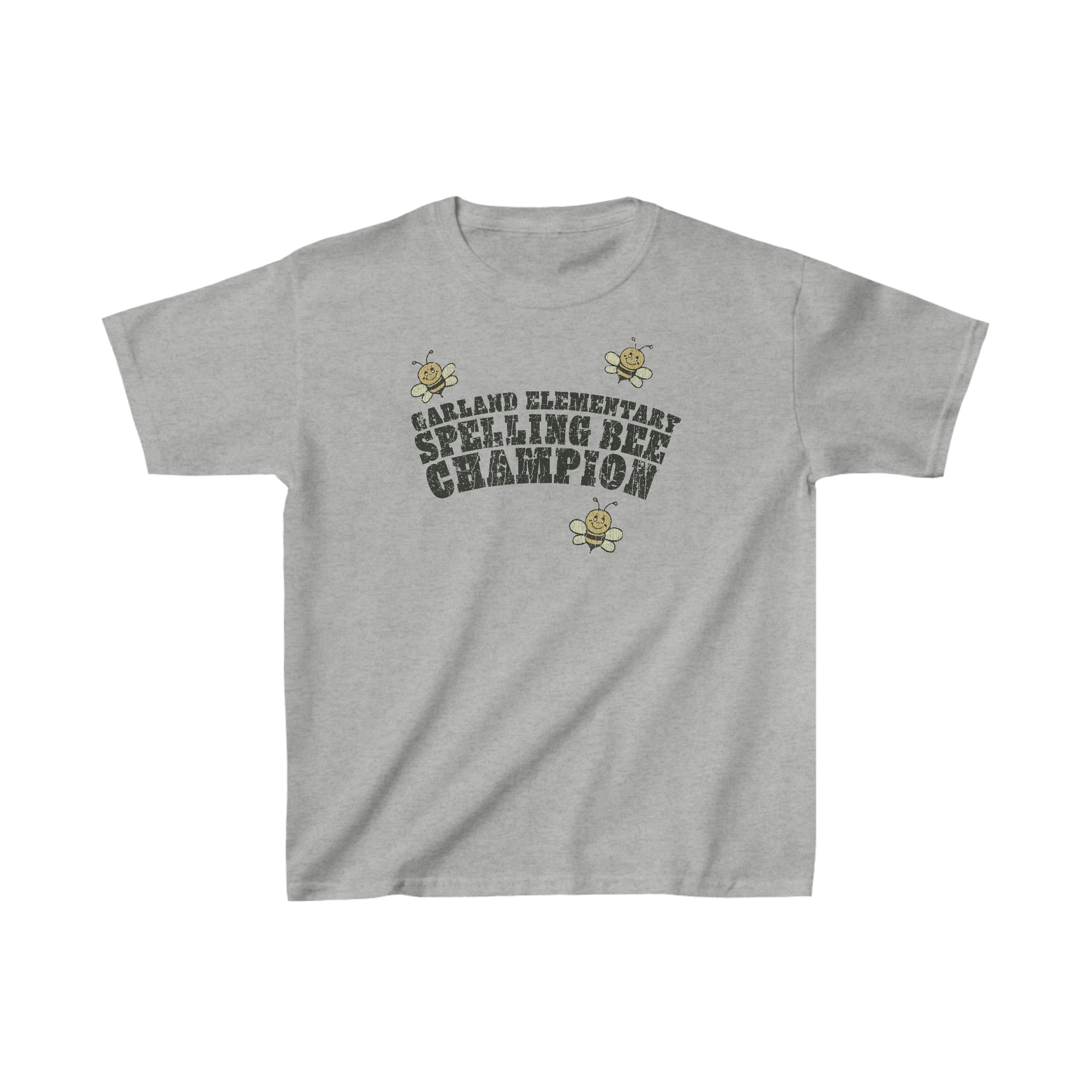 Garland Elementary Spelling Bee Champion 1973 Vintage Kid's T-Shirt