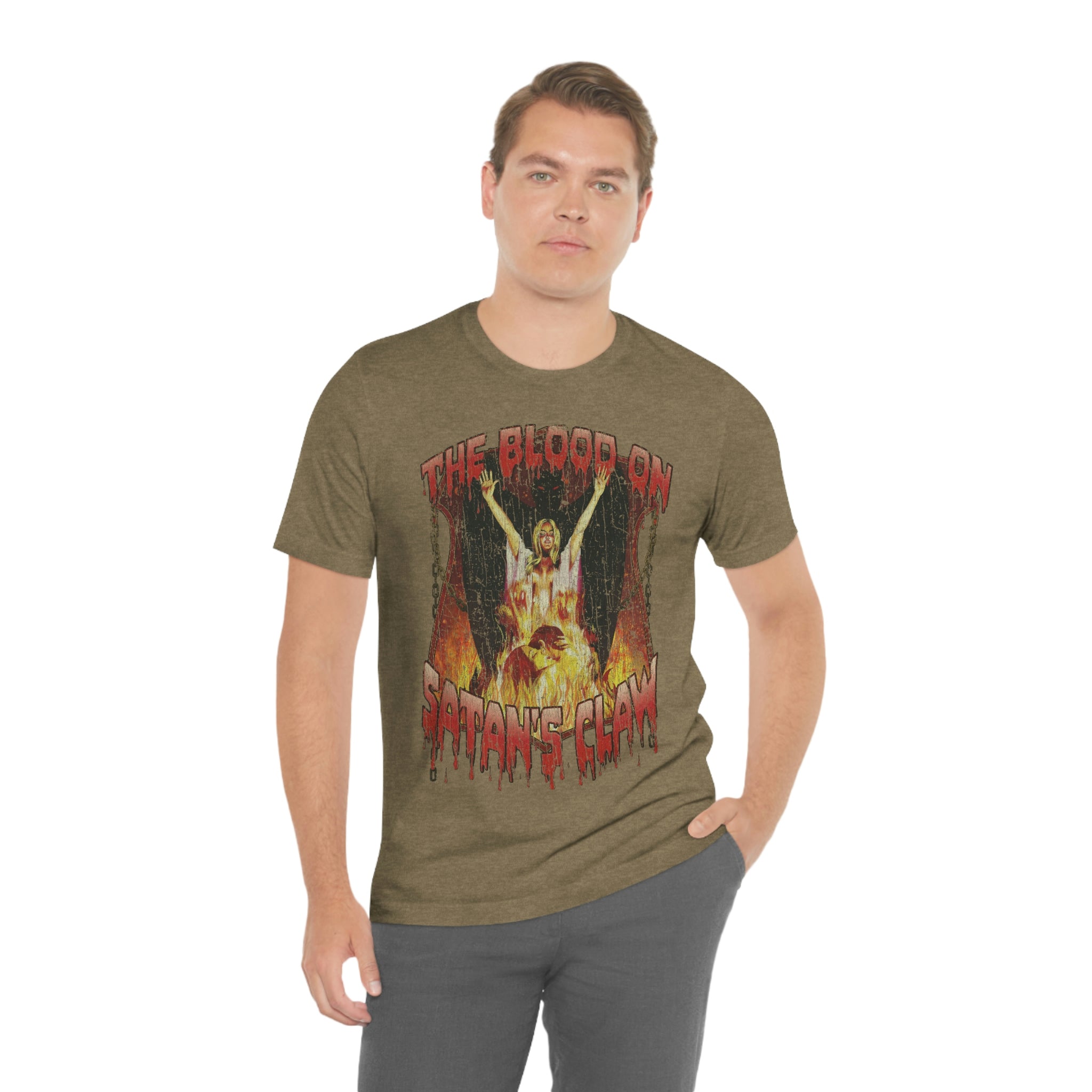 The Blood on Satan's Claw 1971 Vintage Men's T-Shirt