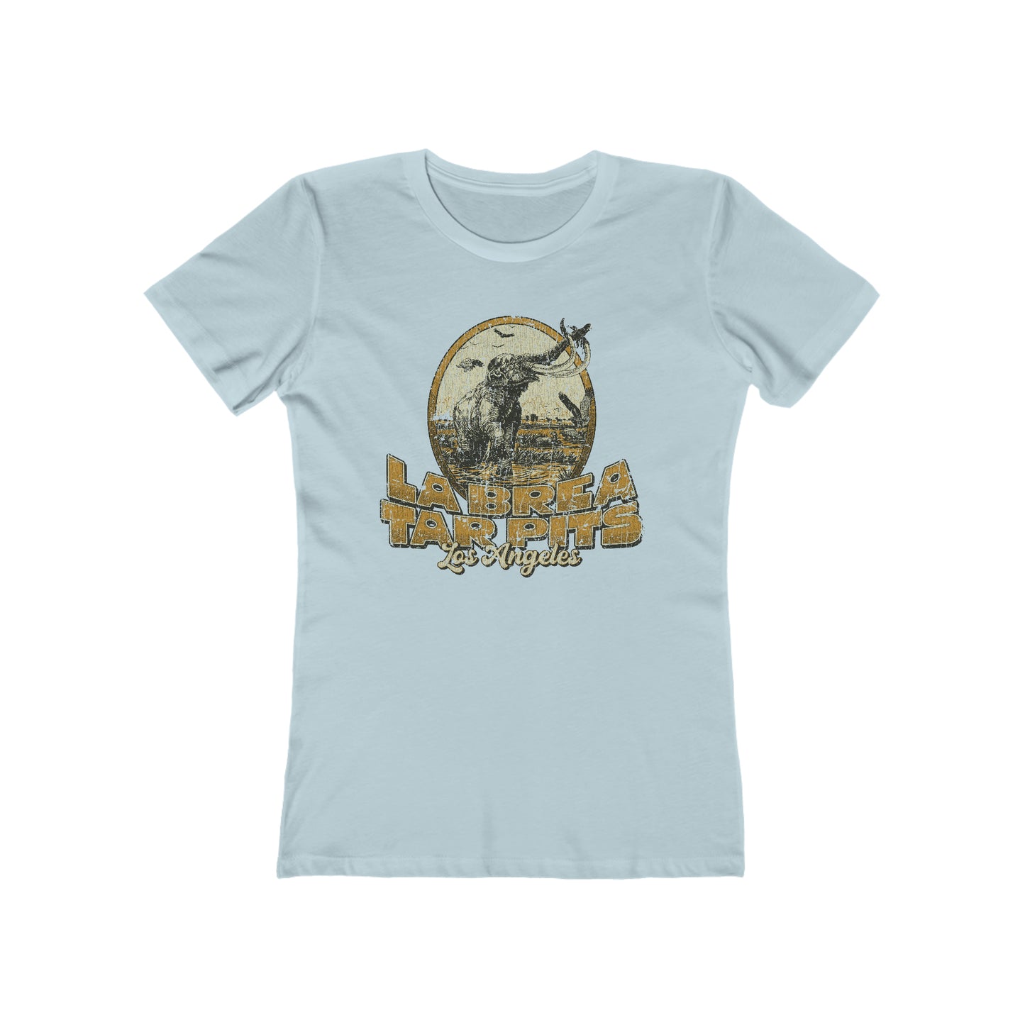 La Brea Tar Pits 1977 Vintage Women's T-Shirt