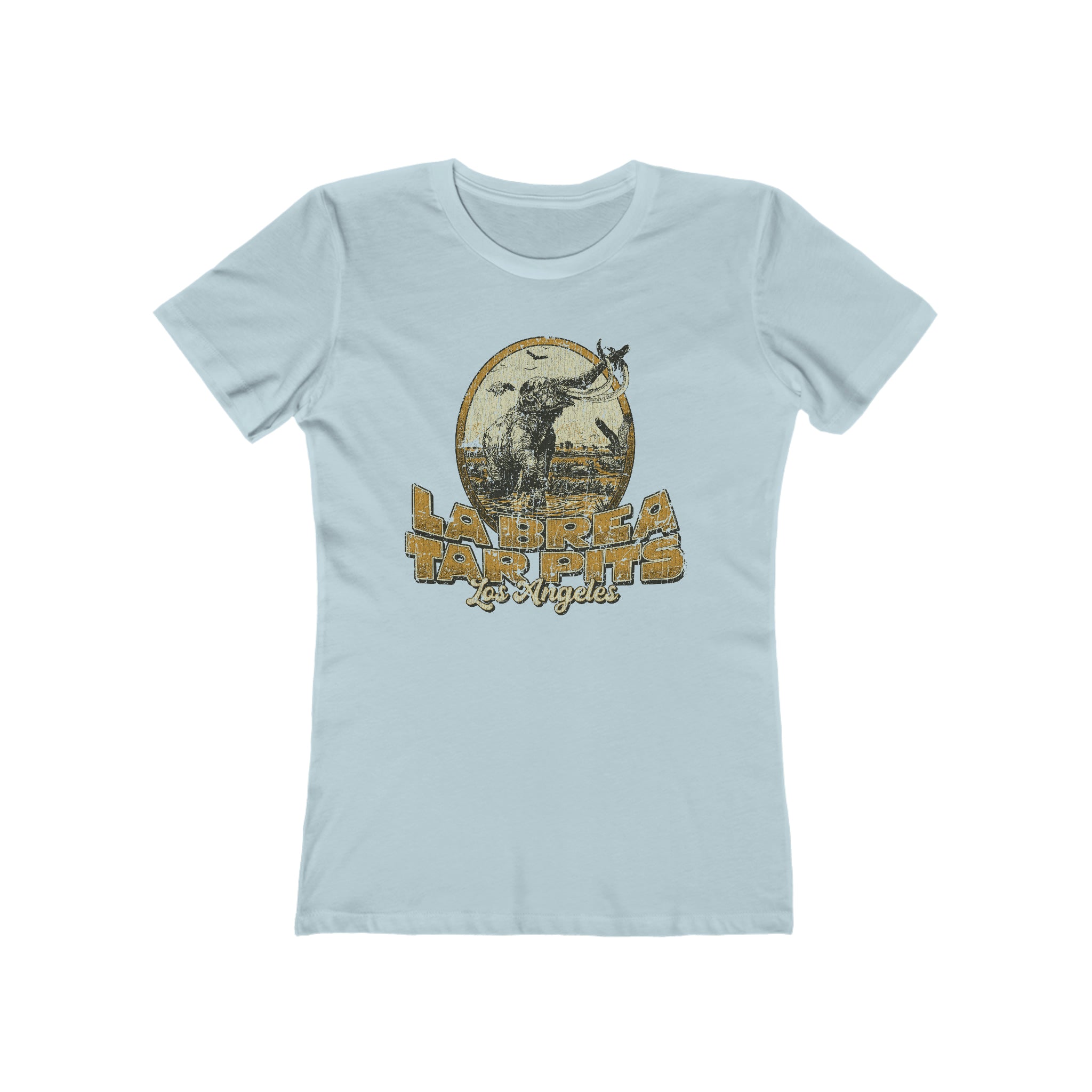 La Brea Tar Pits 1977 Vintage Women's T-Shirt