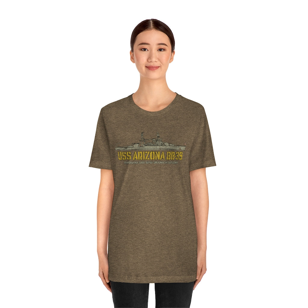 USS Arizona BB-39 1916 Vintage Men's T-Shirt