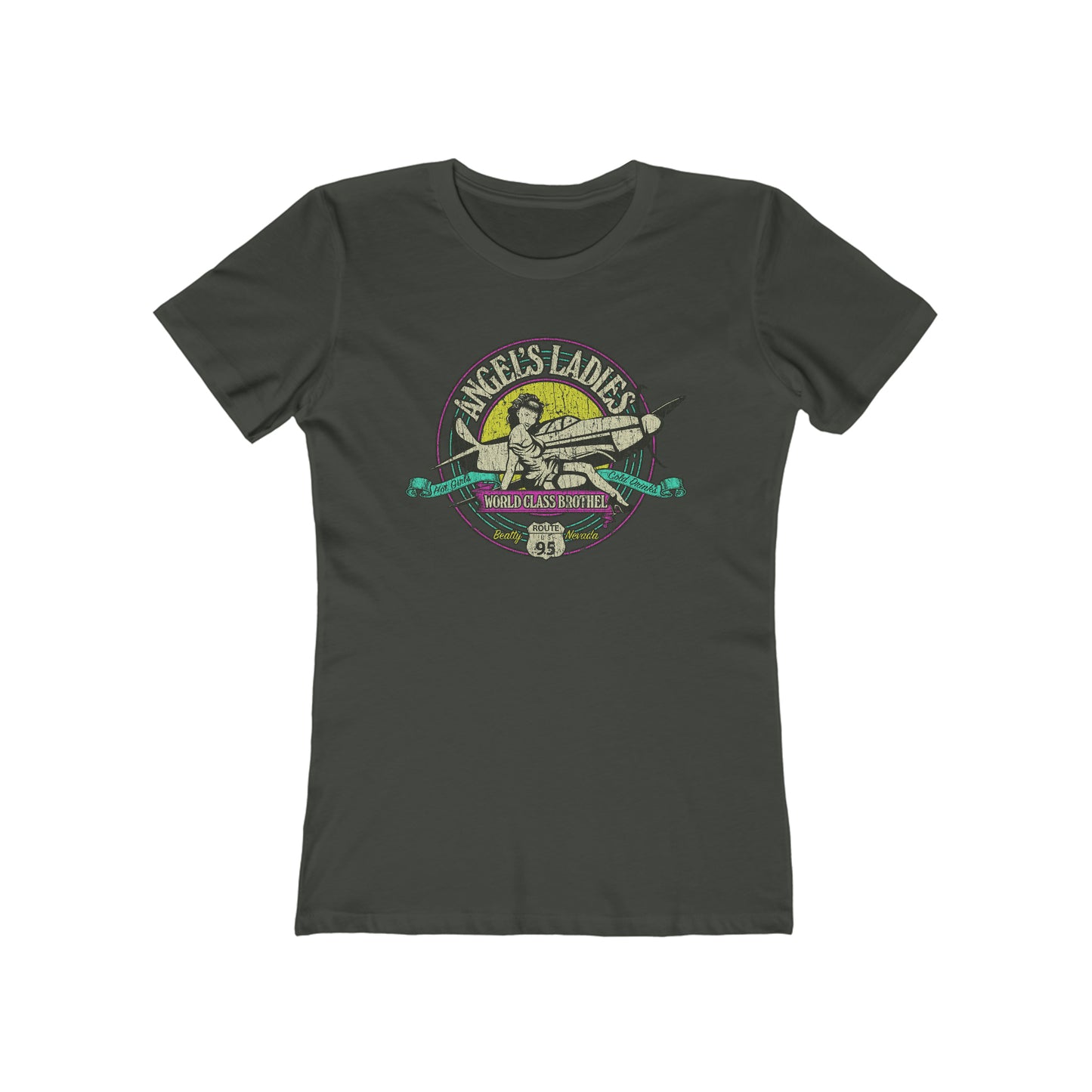 Angel’s Ladies Brothel 1997 Vintage Women's T-Shirt