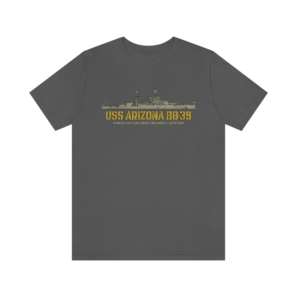 USS Arizona BB-39 1916 Vintage Men's T-Shirt