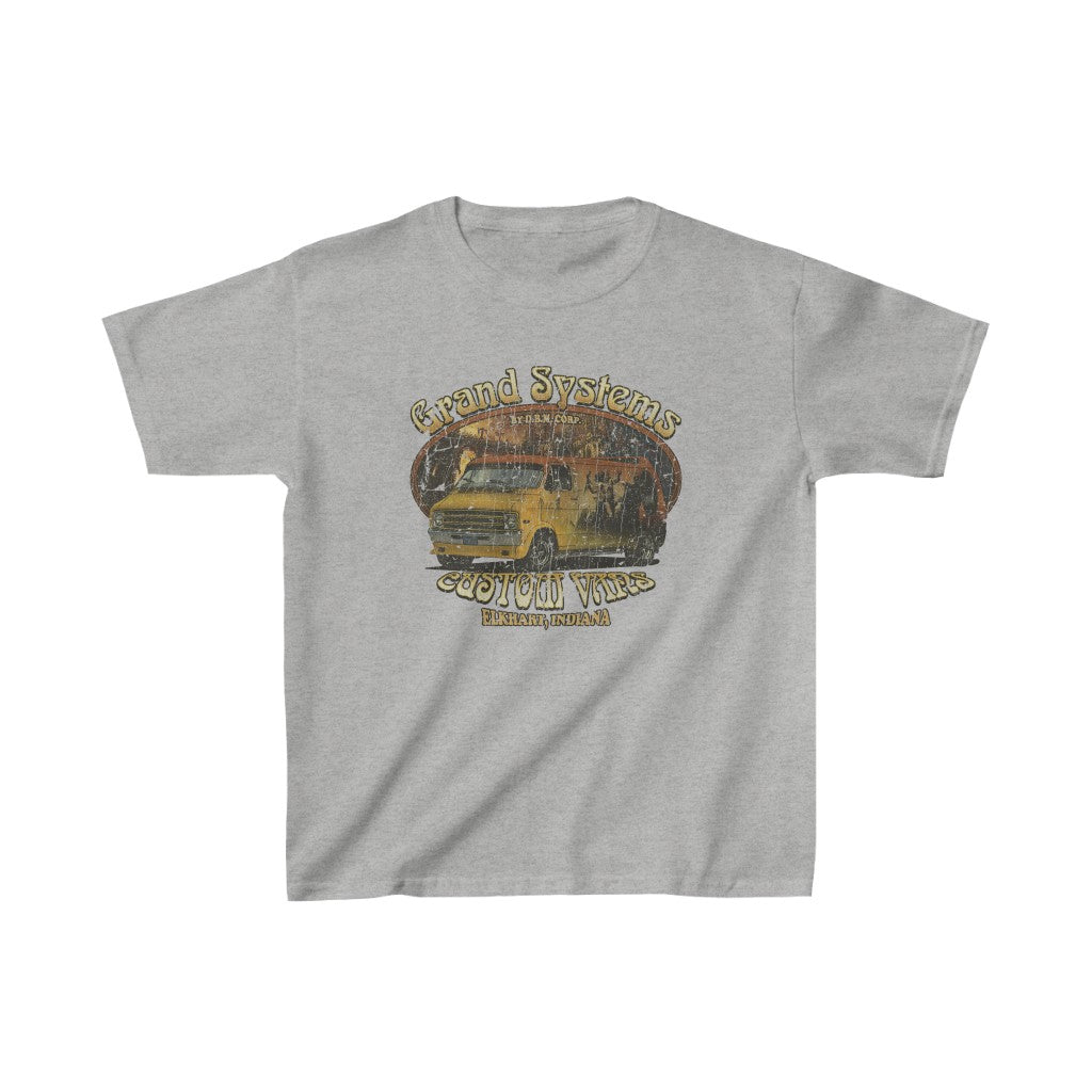 Grand Systems Custom Vans 1977 Vintage Kid's T-Shirt
