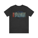 USA Up All Night 1989 Vintage Men's T-Shirt