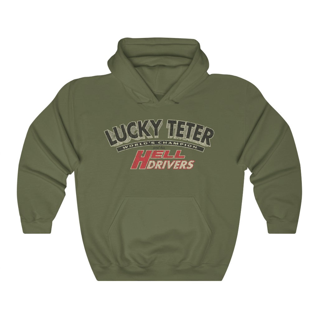 Lucky Teter and His Hell Drivers 1936 Vintage Men's Hoodie