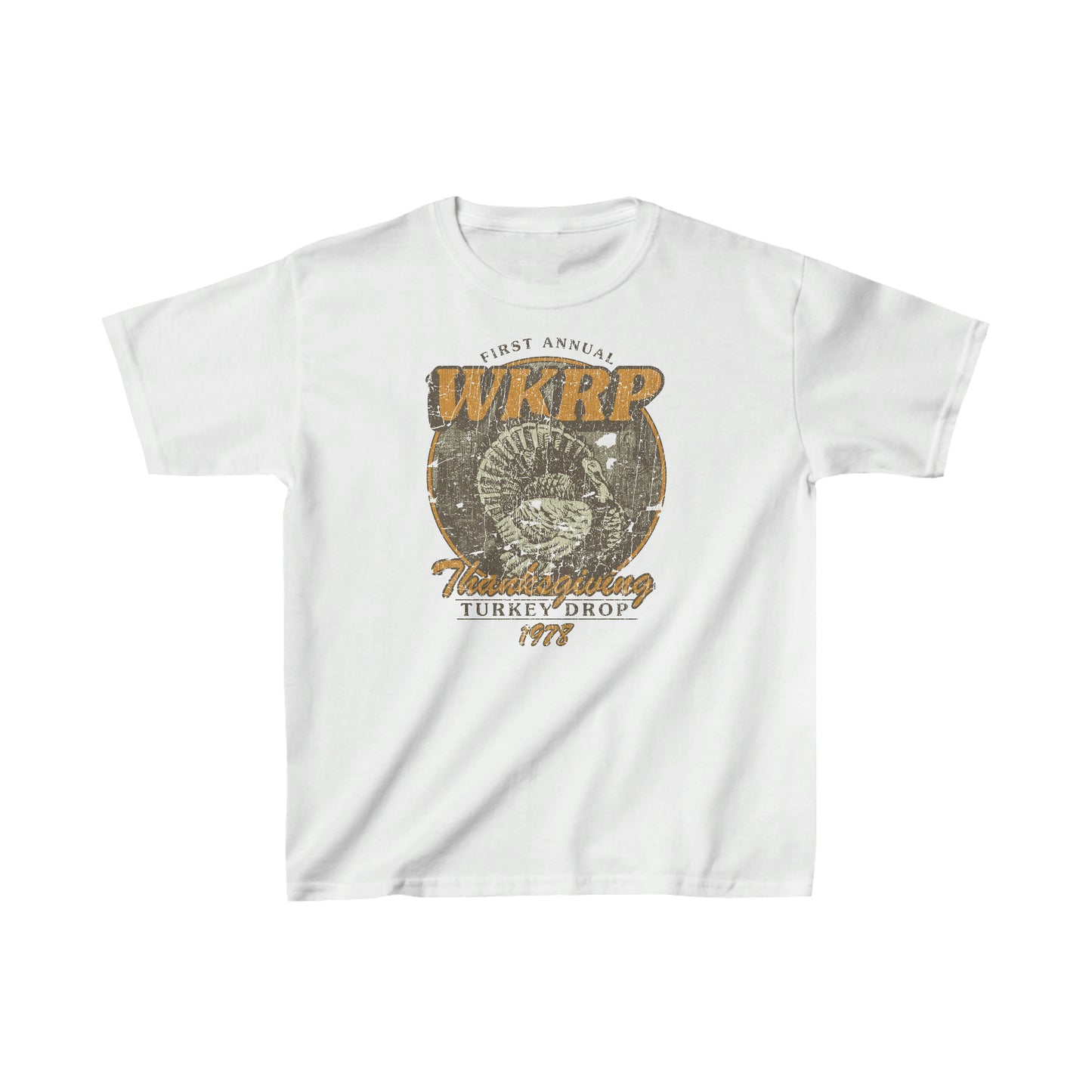 WKRP Turkey Drop 1978 Vintage Kid's T-Shirt