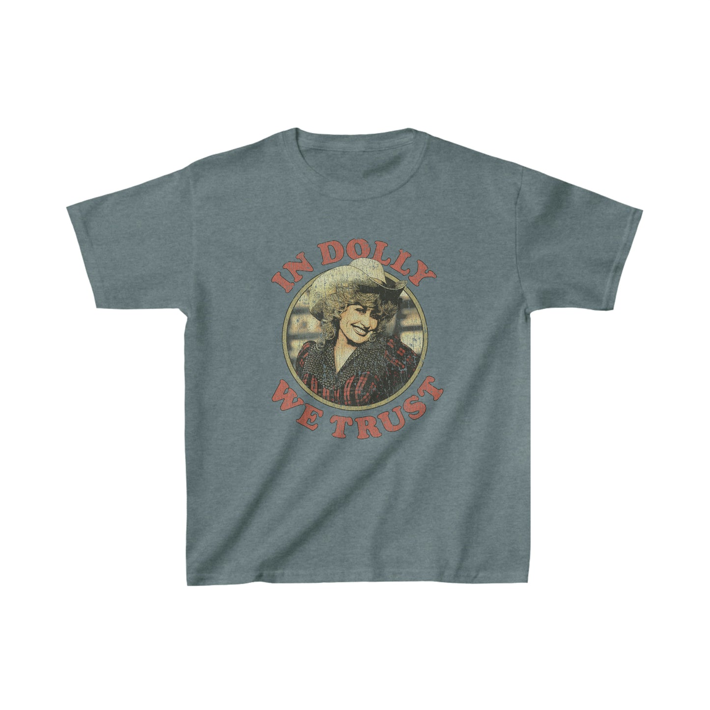 In Dolly We Trust 1984 Vintage Kid's T-Shirt