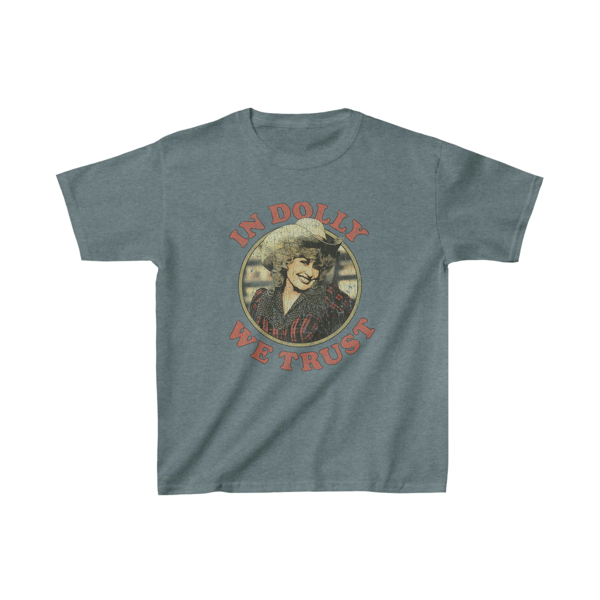 In Dolly We Trust 1984 Vintage Kid's T-Shirt