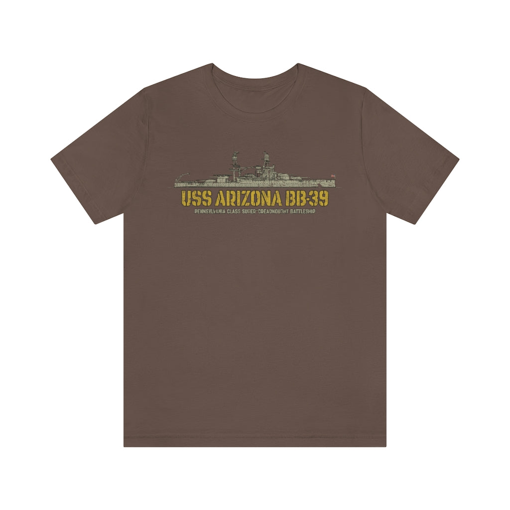 USS Arizona BB-39 1916 Vintage Men's T-Shirt