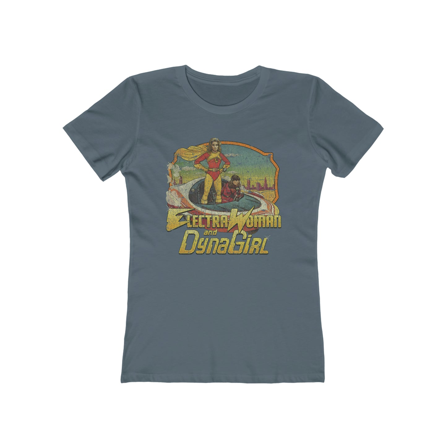 Electra Woman and Dyna Girl 1976 Vintage Women's T-Shirt