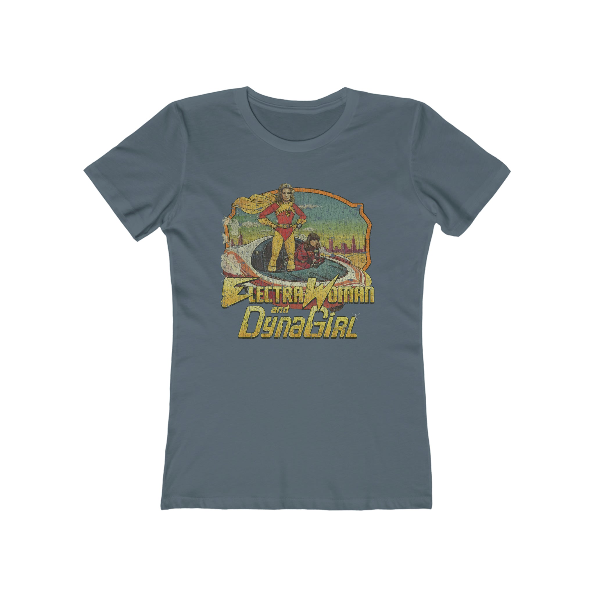 Electra Woman and Dyna Girl 1976 Vintage Women's T-Shirt