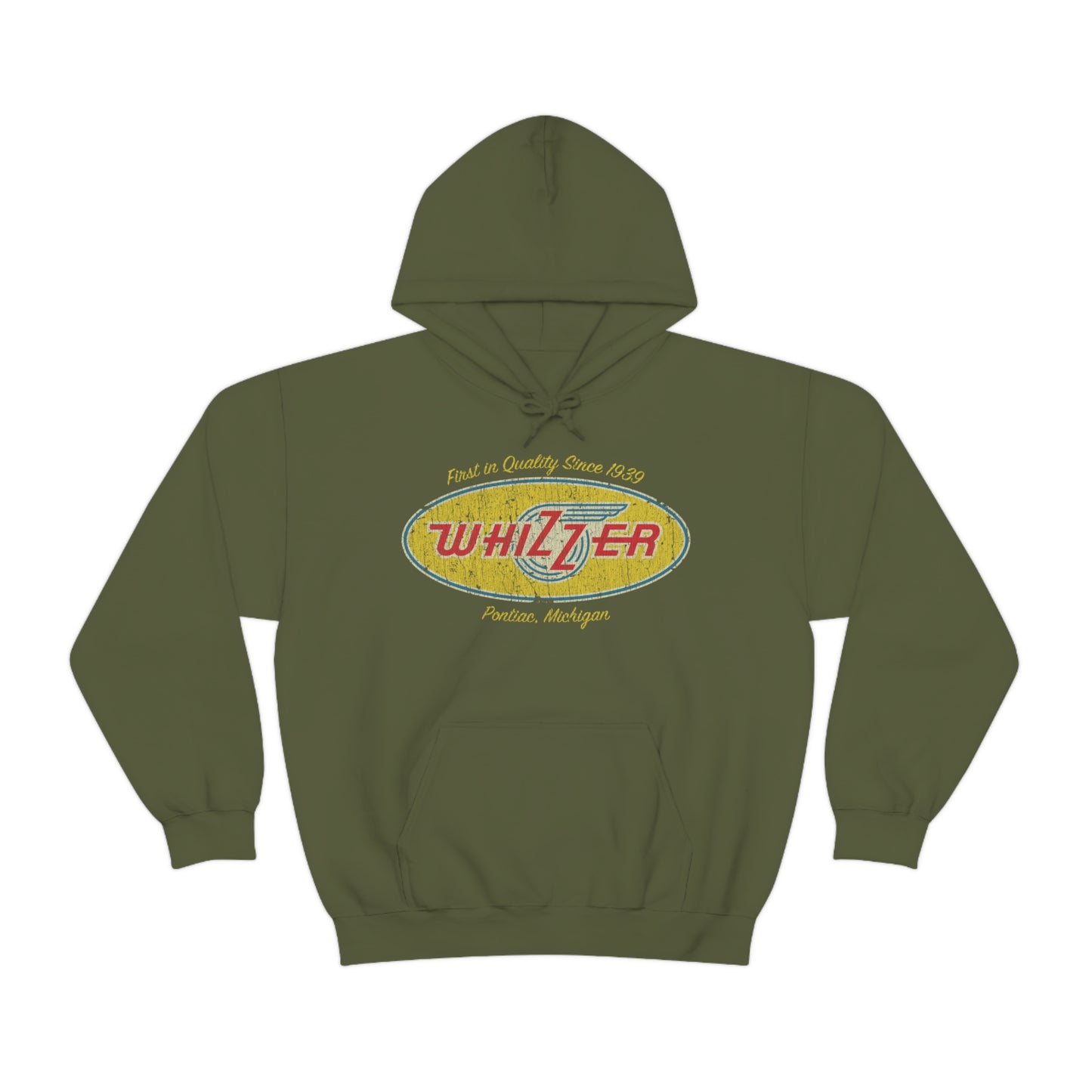 Whizzer Motorcycles 1939 Vintage Men's Hoodie
