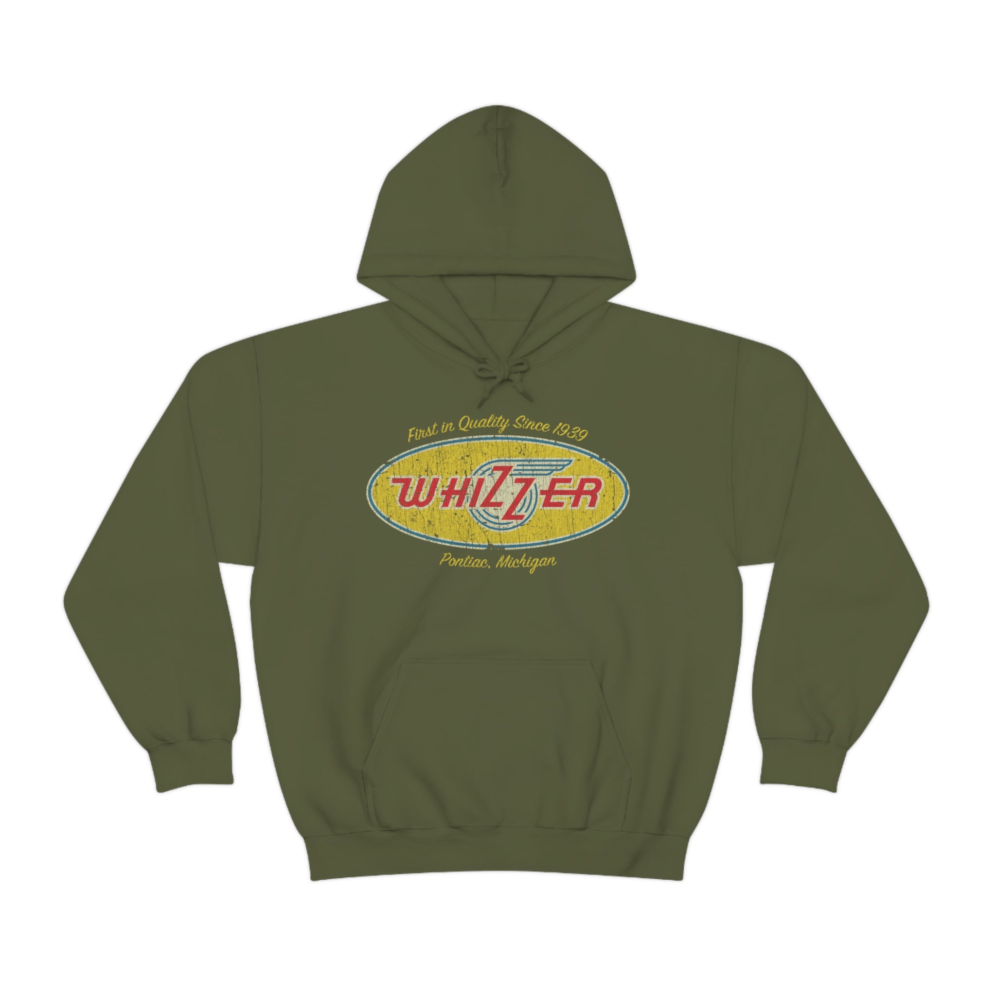 Whizzer Motorcycles 1939 Vintage Men's Hoodie