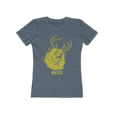 Bear + Deer = Beer 2010 Vintage Women's T-Shirt