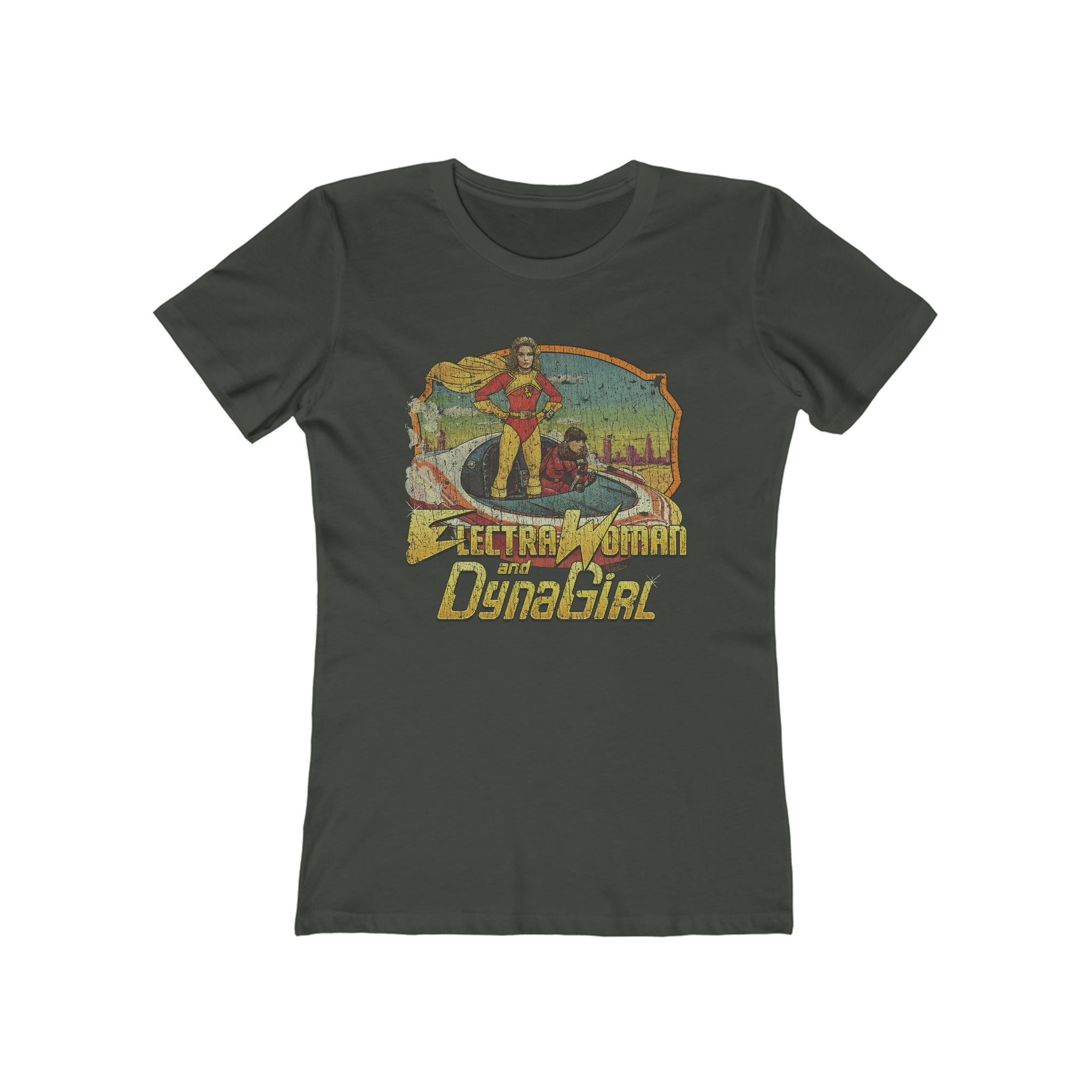 Electra Woman and Dyna Girl 1976 Vintage Women's T-Shirt