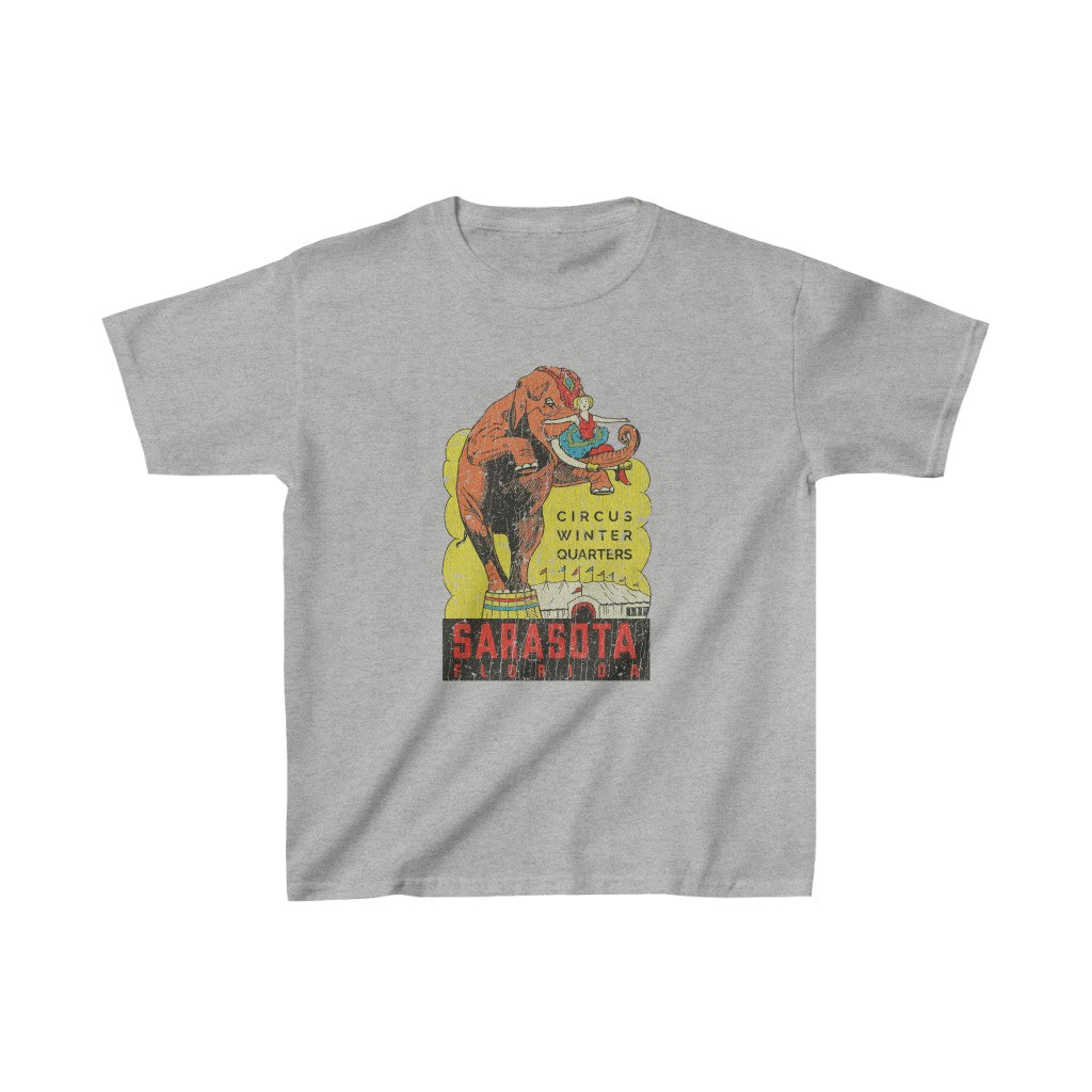 Sarasota Circus Winter Quarters 1927 Vintage Kid's T-Shirt