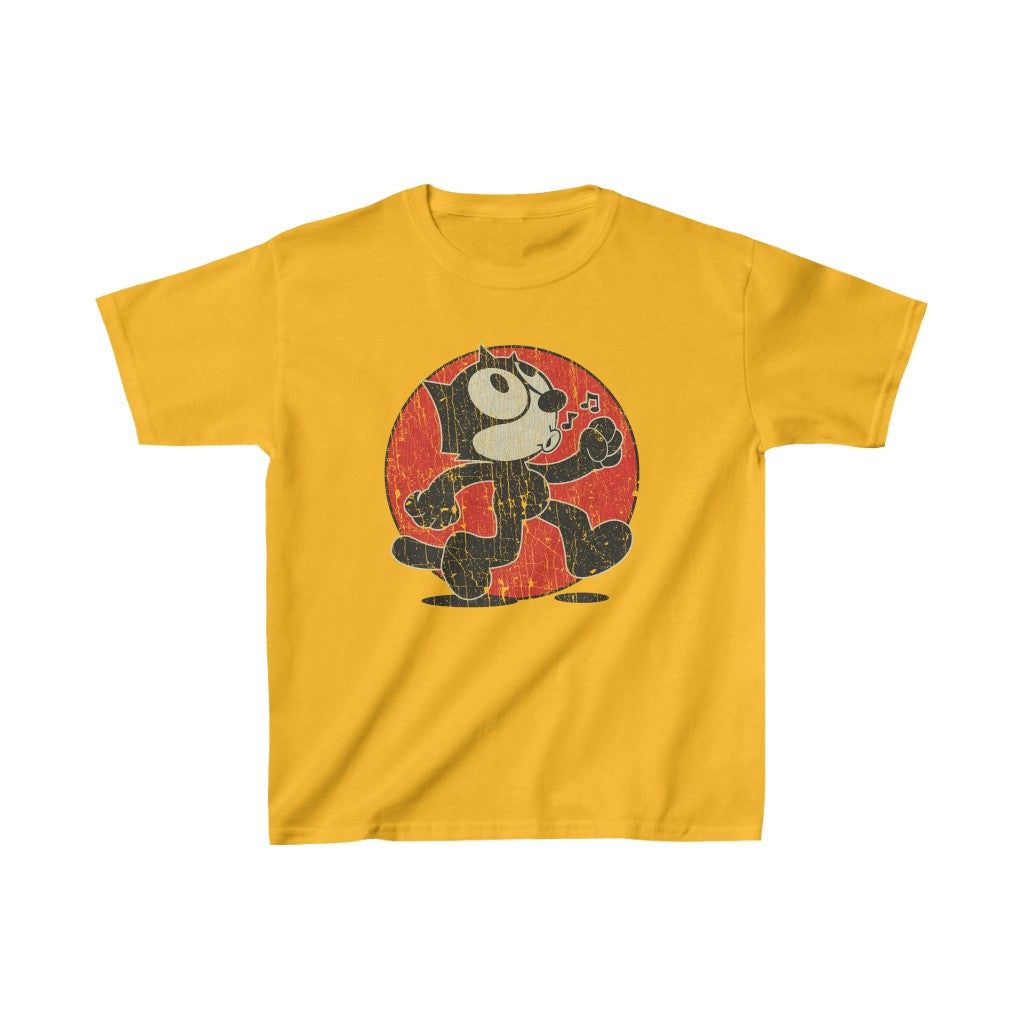 Felix The Cat Keep Walking 1919 Vintage Kid's T-Shirt
