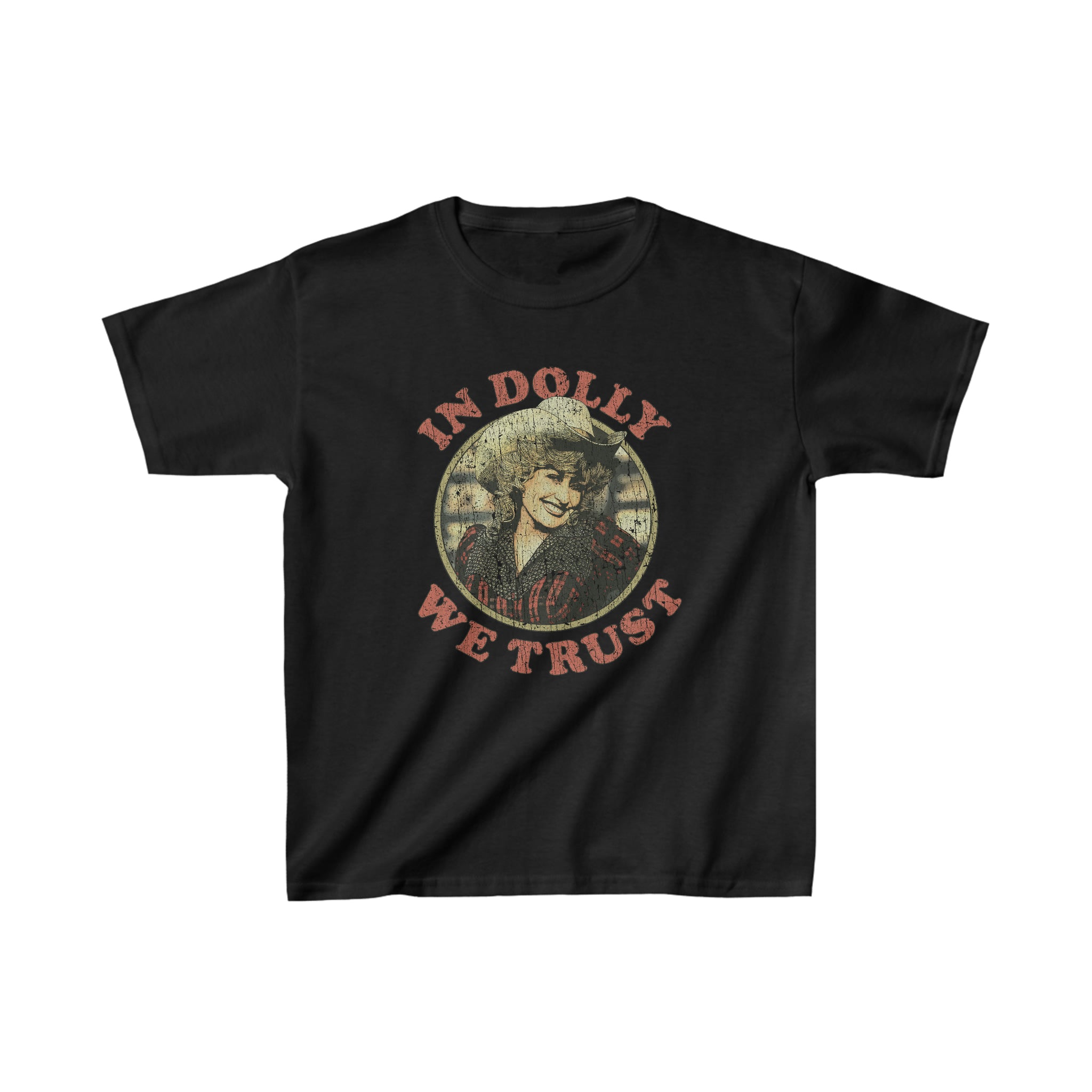 In Dolly We Trust 1984 Vintage Kid's T-Shirt