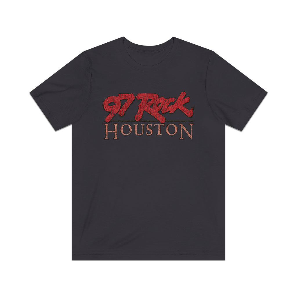 97 Rock Houston 1986 Vintage Men's T-Shirt