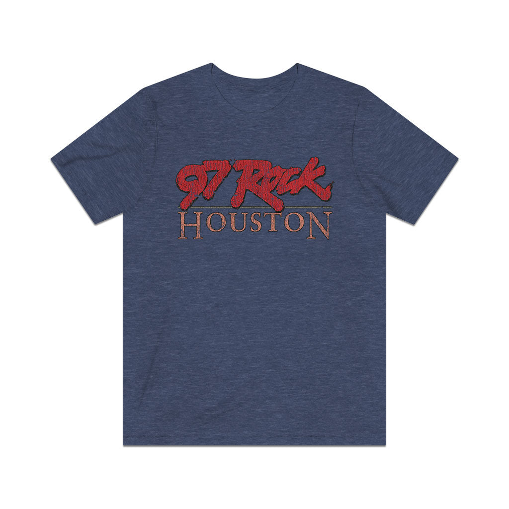 97 Rock Houston 1986 Vintage Men's T-Shirt
