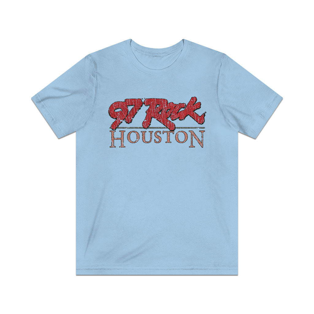 97 Rock Houston 1986 Vintage Men's T-Shirt
