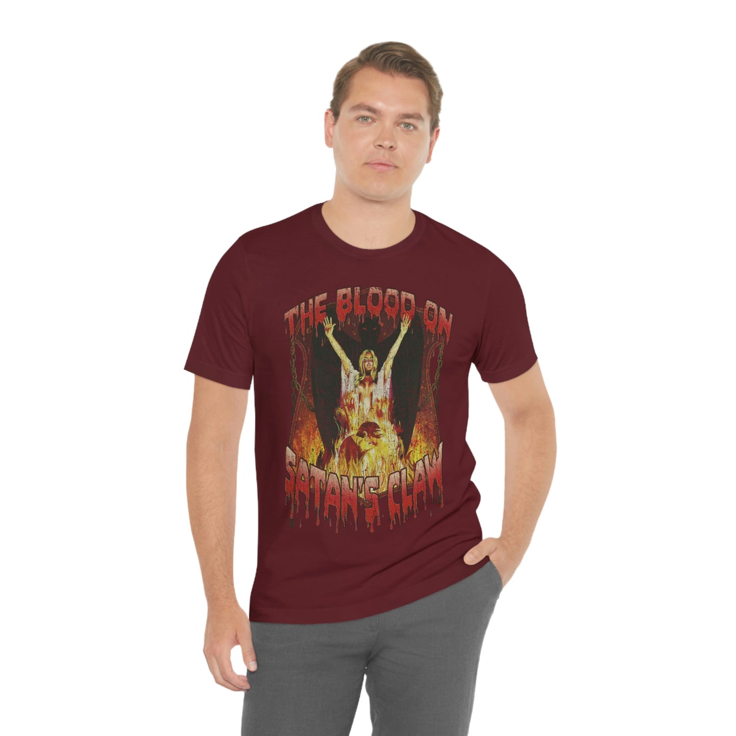 The Blood on Satan's Claw 1971 Vintage Men's T-Shirt