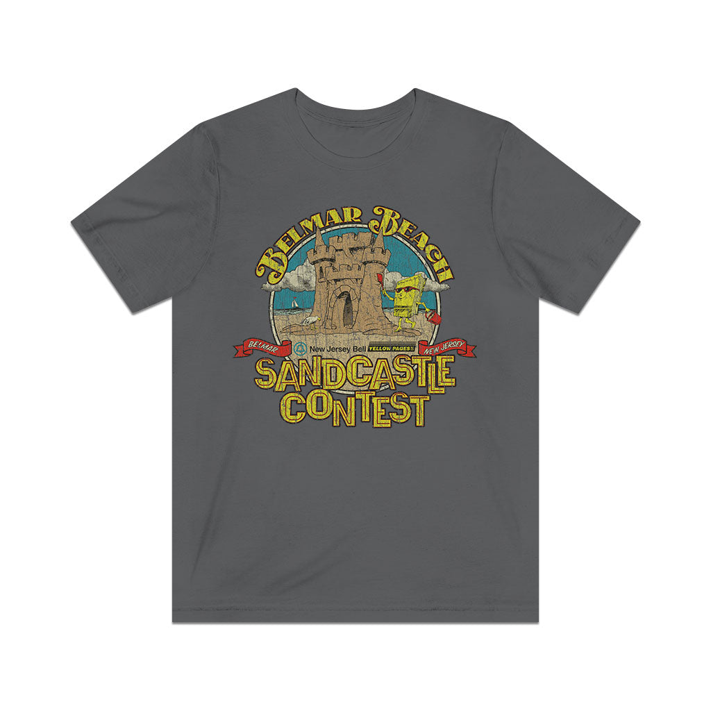 Belmar Beach Sandcastle Contest 1987 Vintage Men's T-Shirt