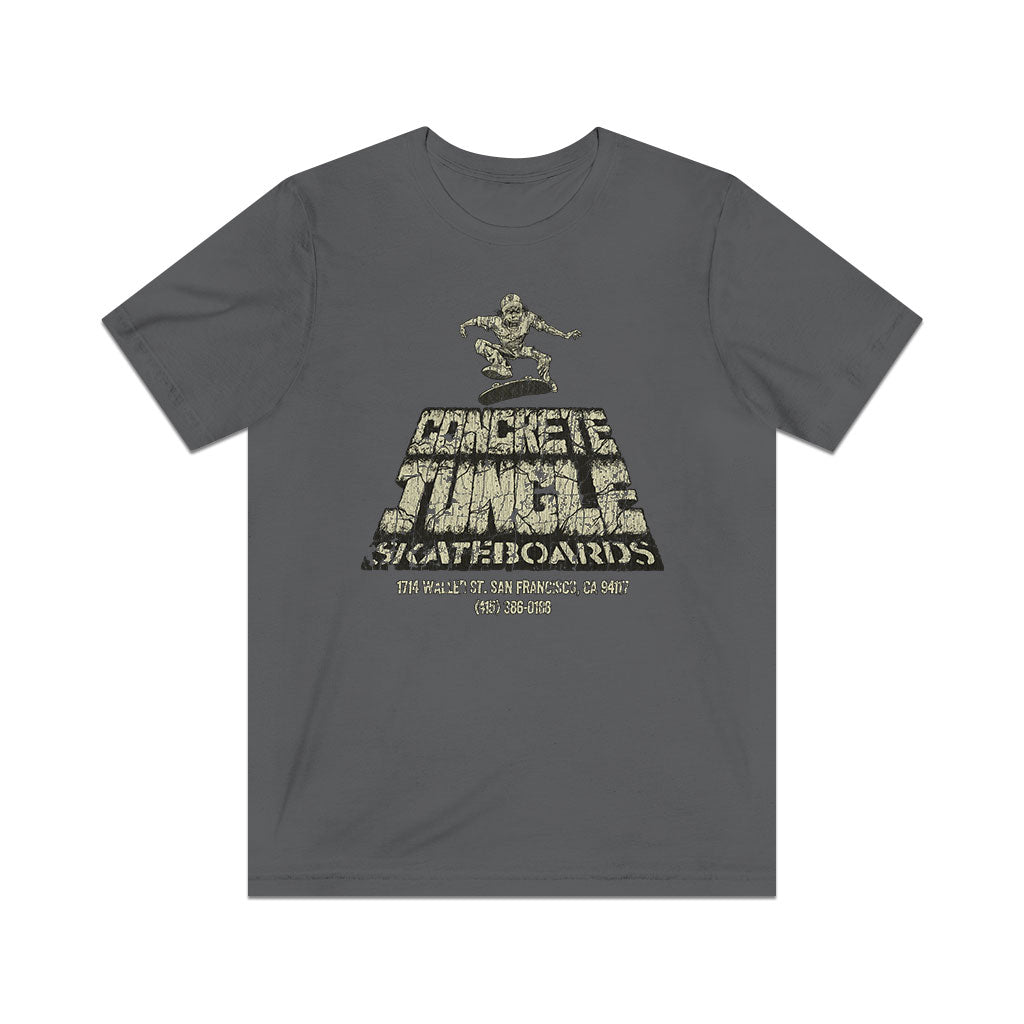 Concrete Jungle Skateboards 1987 Vintage Men's T-Shirt