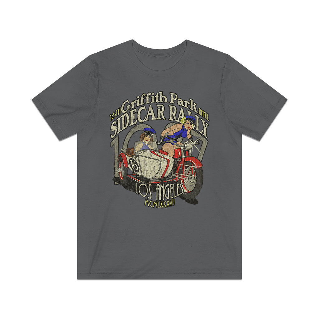 Griffith Park Sidecar Rally 1987 Vintage Men's T-Shirt