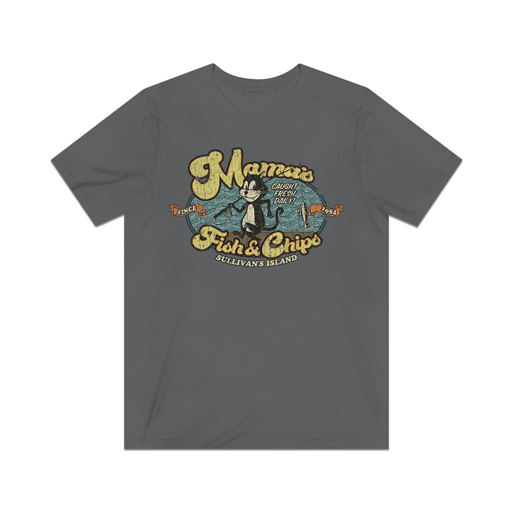 Mama's Fish and Chips 1984 Vintage Men's T-Shirt