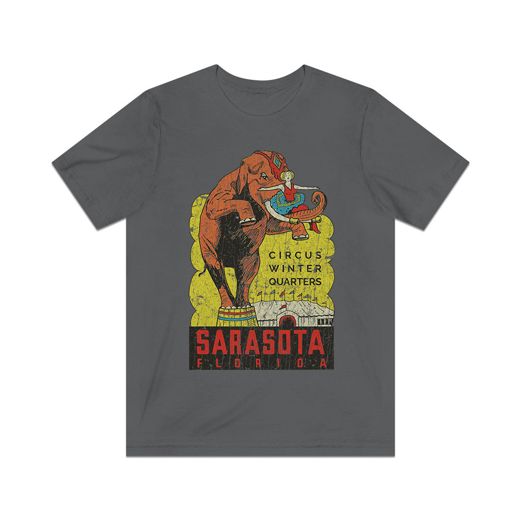 Sarasota Circus Winter Quarters 1927 Vintage Men's T-Shirt