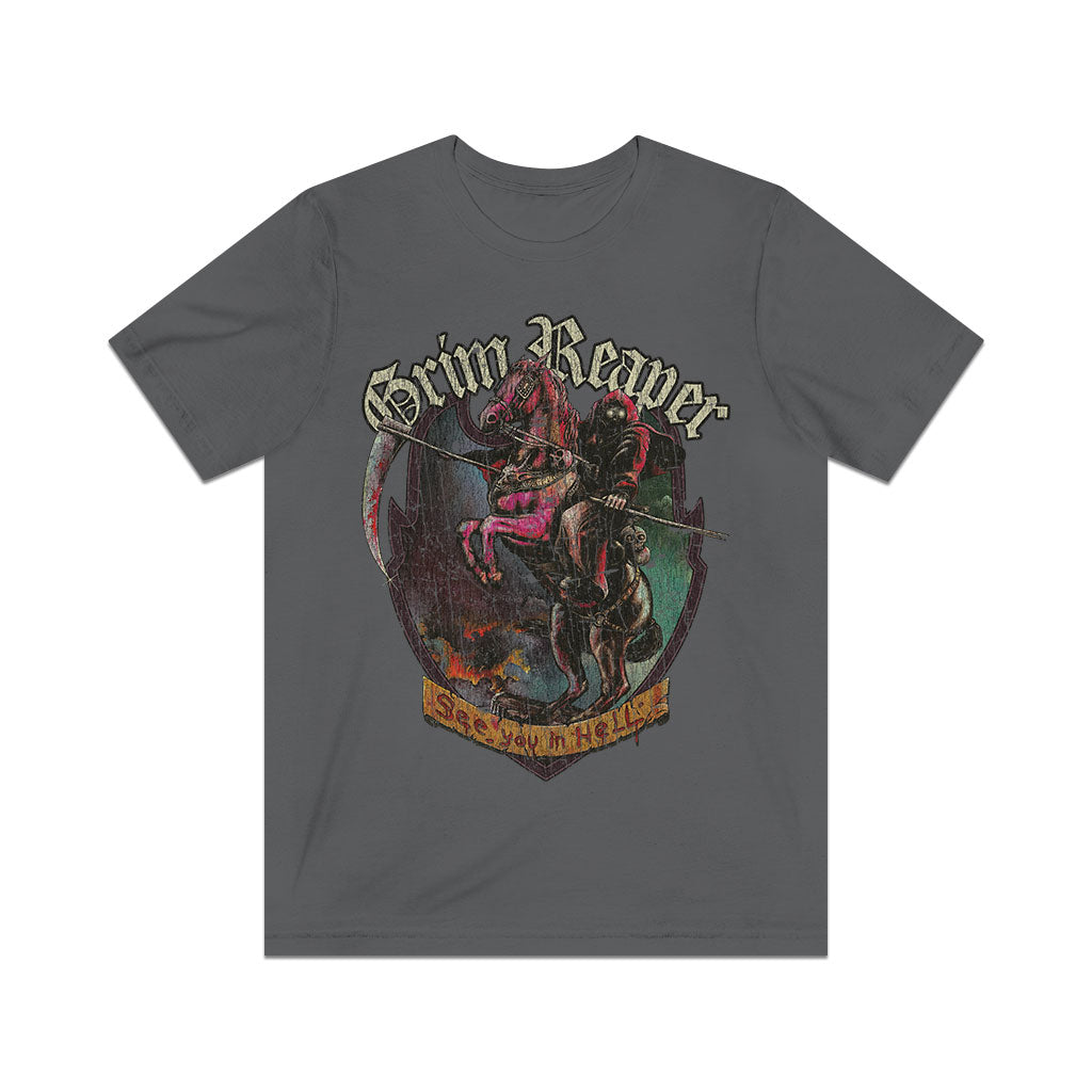 See You in Hell 1983 Vintage Men's T-Shirt