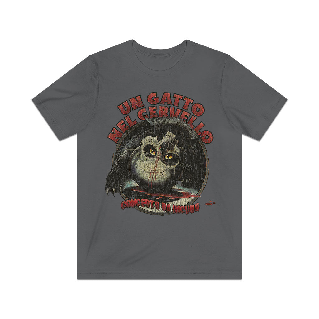 Un Gatto Nel Cervello 1990 Vintage Men's T-Shirt