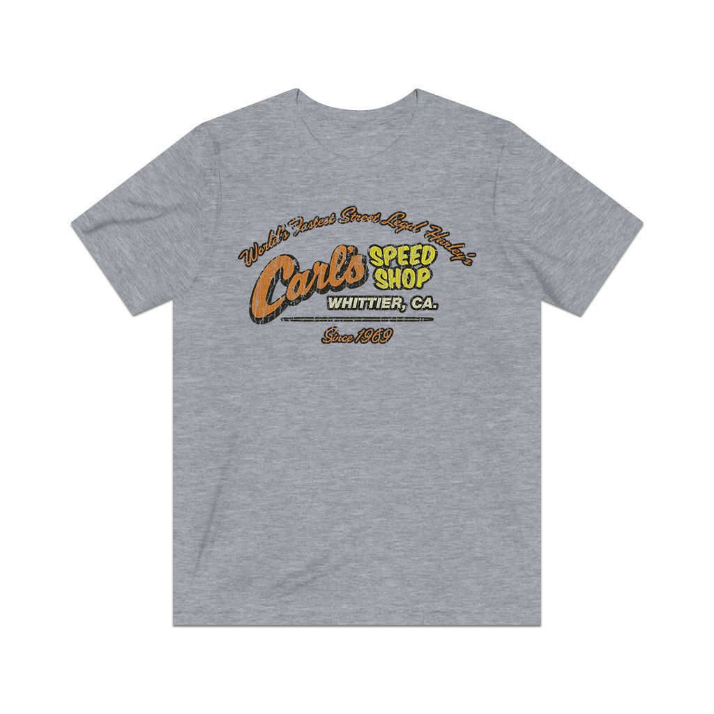 Carl's Speed Shop Whittier 1969 F/B Vintage Men’s T-Shirt