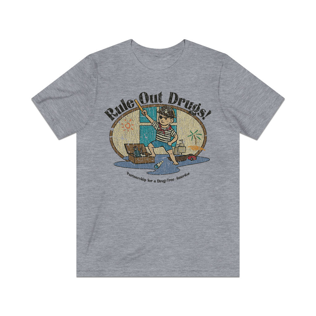 Rule Out Drugs 1986 Vintage Men's T-Shirt