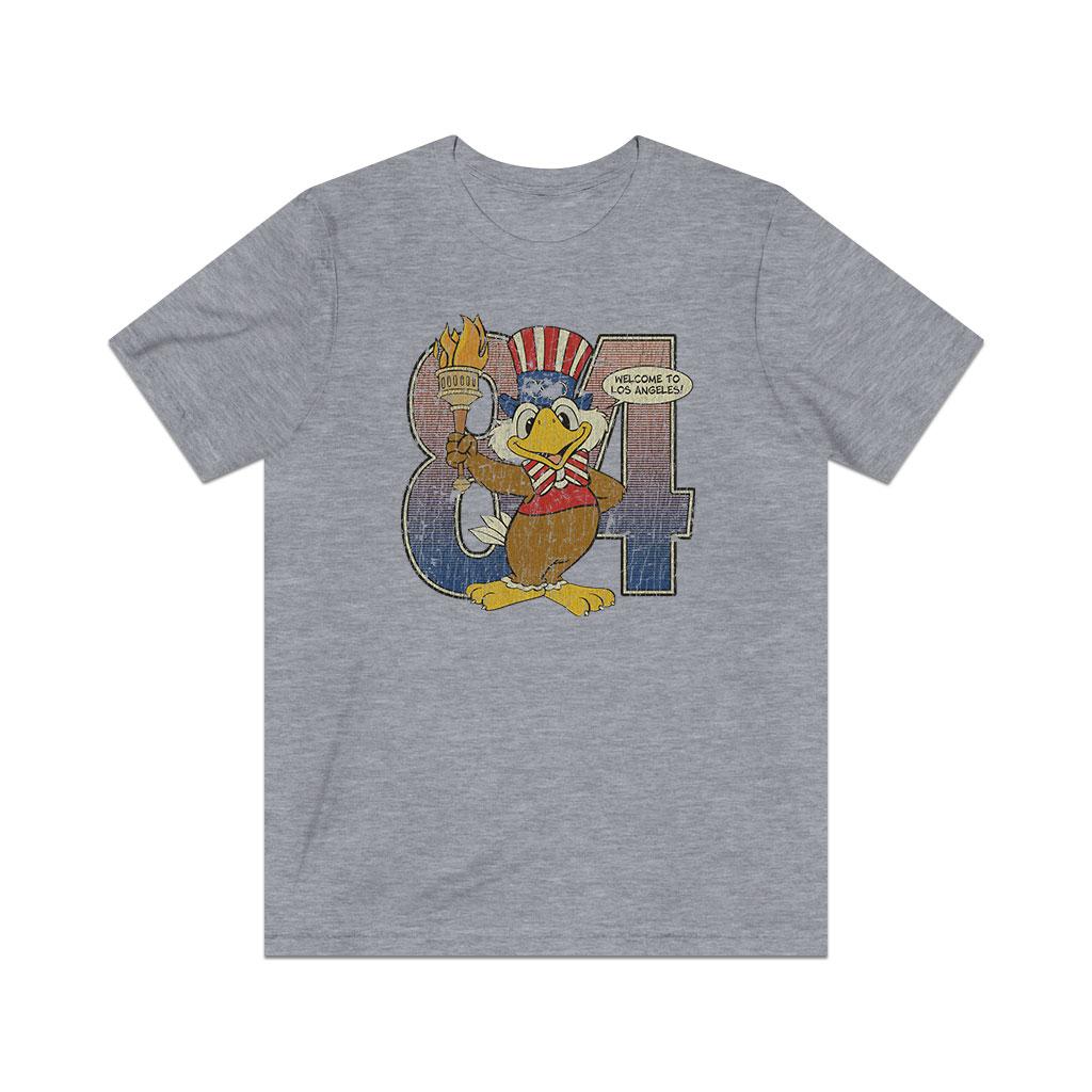 Sam The Los Angeles Eagle 1984 Vintage Men's T-Shirt